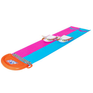 Water Slide Kids Dual Slip Splash Pad 488cm - Pick Me Home