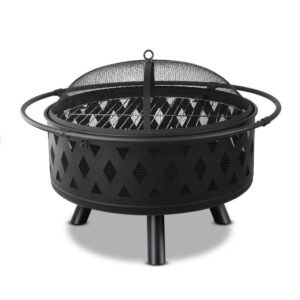 Fire Pit BBQ Grill Outdoor 82cm - Pick Me Home