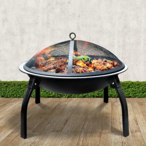 Fire Pit BBQ Smoker Portable Outdoor 22in - Pick Me Home