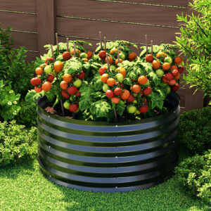 Raised Garden Bed Galvanised Planter 90x45cm - Pick Me Home