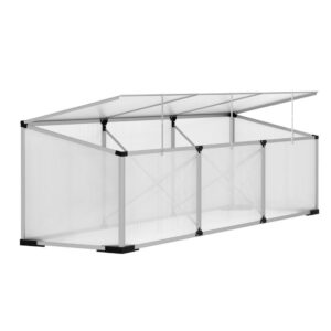 Cold Frame Greenhouse Polycarbonate Grow 180x50x50cm - Pick Me Home