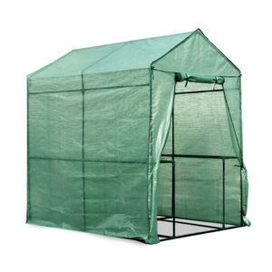 Walk-In Greenhouse Plant Tunnel Shelves 1.2x1.9x1.9m - Pick Me Home