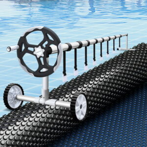Solar Pool Cover Roller 600 Micron 6.5x3m Black - Pick Me Home