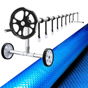 Solar Pool Cover Roller 500 Micron 9.5x5m Blue - Pick Me Home