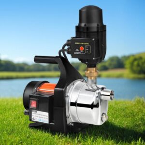 Garden Water Pump High Pressure 1500W Black - Pick Me Home