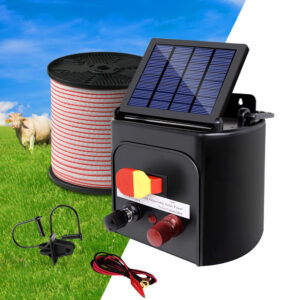 Solar Fence Energiser Kit 3KM 400m Poly Tape - Pick Me Home
