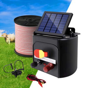 Solar Fence Energiser Kit 5KM 400m Poly Tape - Pick Me Home