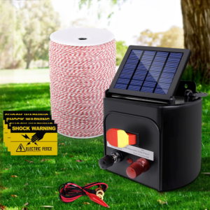 Solar Fence Energiser Kit 3KM 2KM Poly Wire - Pick Me Home