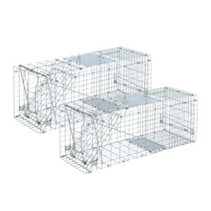 Animal Trap Cage Possum Humane 66x23cm 2Pcs - Pick Me Home