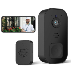 Video Doorbell Wireless WiFi Camera Black - Pick Me Home
