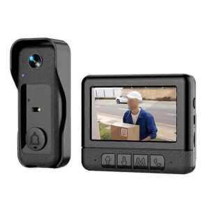 Video Doorbell Wireless Night Vision X6 Black - Pick Me Home