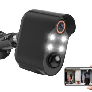 Wireless Security Camera Colour Night Vision Black - Pick Me Home