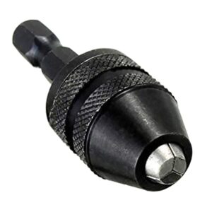 1/4 Inch Hex Shank Keyless Drill Chuck Quick Change Adapter Converter drill adapter (0.3mm-6.5mm)Impact Drill Tool Attachment