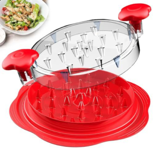 Chicken Shredder Meat Shredding Tool 2Pcs Red - Pick Me Home