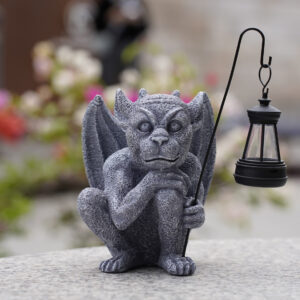 Solar Gargoyle Statue LED Lantern Garden - Pick Me Home