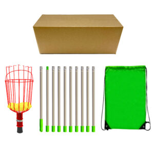 Fruit Picker Telescopic Pole Stainless 4m - Pick Me Home