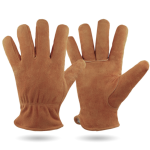 Cowhide Work Gloves Insulated Anti-Slip XL Coffee - Pick Me Home