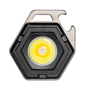 Mini Flashlight Keychain Torch Hexagon 2Pcs - Pick Me Home