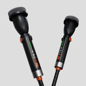 Black Powerful Torque Silent Extendable Smart-Sensing Electric Cleaning Brush