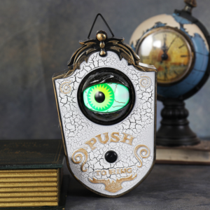 Halloween Eyeball Doorbell Light-Up Prop 2Pcs White - Pick Me Home