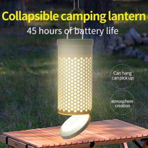 Collapsible Camping Lantern 45-Hour Khaki - Pick Me Home